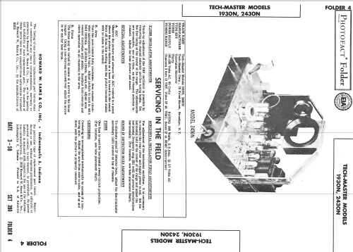 2430N; Tech-Master Products (ID = 2549567) Television