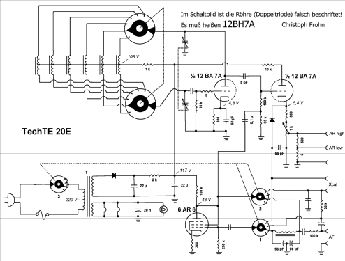 Signalgenerator TE-20D; Tech Instruments Co. (ID = 391107) Ausrüstung