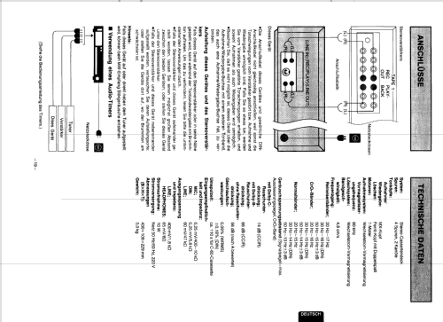 Stereo Cassette Deck RS-B13; Technics brand (ID = 1998628) R-Player