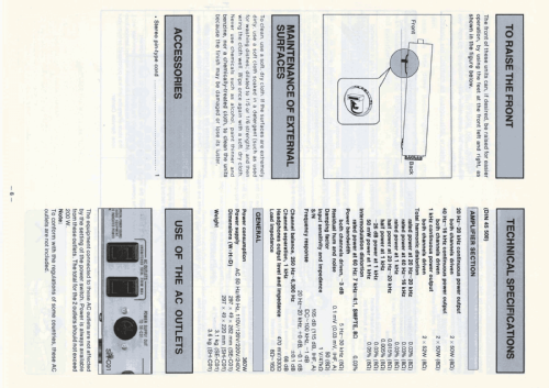 Stereo DC Power Amplifier SE-C01; Technics brand (ID = 2087787) Ampl/Mixer
