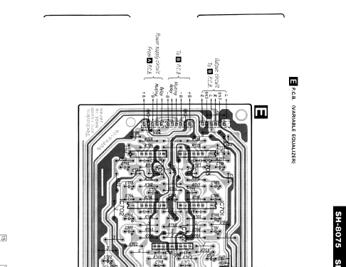 Stereo Graphic Equalizer SH-8075; Technics brand (ID = 1860062) Ampl/Mixer