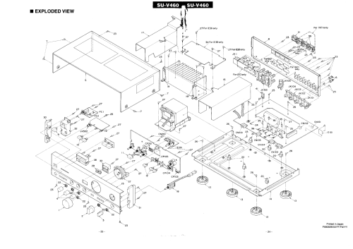 Stereo Integrated Amplifier SU-V460; Technics brand (ID = 2559890) Ampl/Mixer