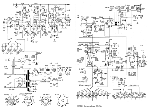 Service-Oszillograf EO1/71a; Technisch- (ID = 987343) Equipment