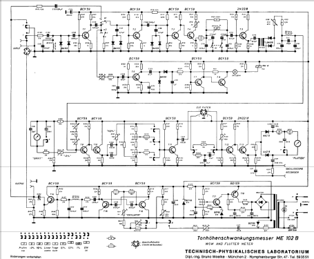 Tonhöhen-Schwankungsmesser ME102B; Technisch (ID = 606304) Equipment