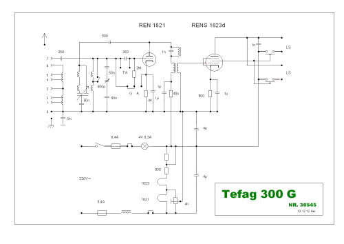 300G; Tefag; Telephon (ID = 1361027) Radio