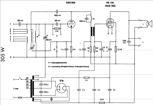 305W; Tefag; Telephon (ID = 345891) Radio