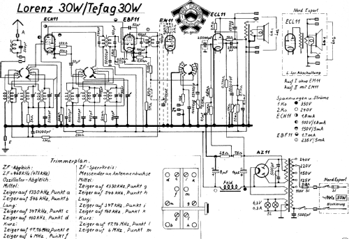 30W; Tefag; Telephon (ID = 1092024) Radio