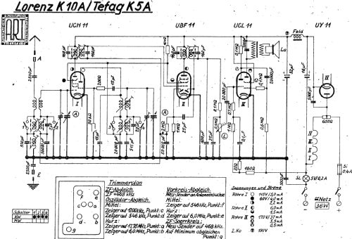 K5A; Tefag; Telephon (ID = 1578493) Radio