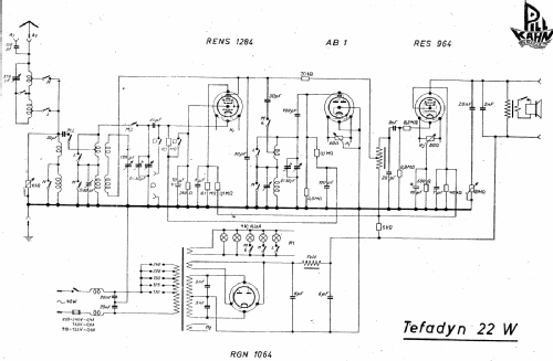 Tefadyn 22W; Tefag; Telephon (ID = 2303416) Radio