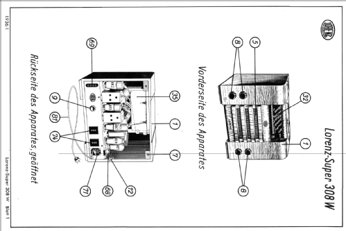 Tefadyn 308W; Tefag; Telephon (ID = 106376) Radio