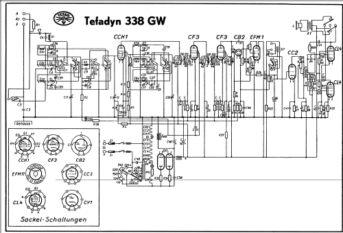 Tefadyn 338GW; Tefag; Telephon (ID = 45419) Radio