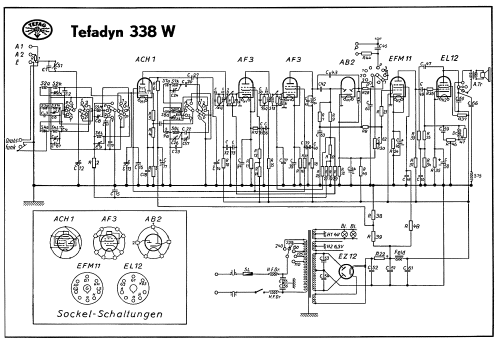 Tefadyn 338W; Tefag; Telephon (ID = 45338) Radio