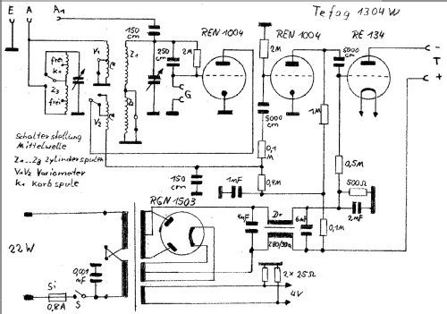 Tefagon 4 1304w2; Tefag; Telephon (ID = 827164) Radio