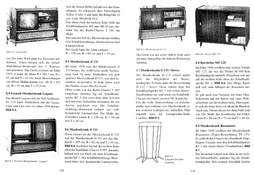 Musikschrank D133 Ch= T585; Tefi-Apparatebau; (ID = 2114528) Radio