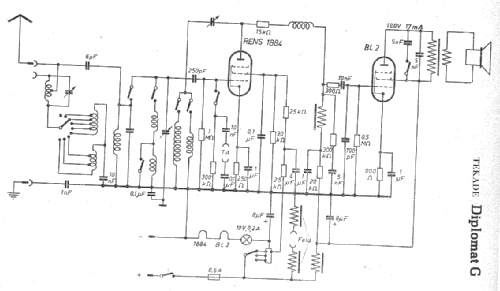 Diplomat G; TeKaDe TKD, (ID = 7169) Radio