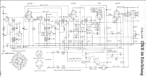 Edelklang GWK50; TeKaDe TKD, (ID = 7178) Radio