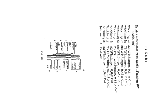 Franken W; TeKaDe TKD, (ID = 371112) Radio