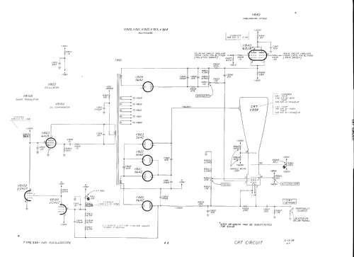 Oscilloscope 545; Tektronix; Portland, (ID = 1112939) Equipment