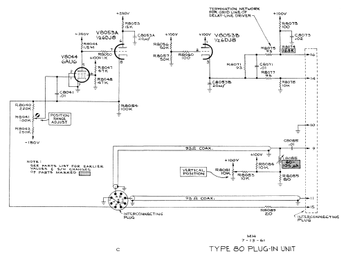 Plug-In-Unit 80; Tektronix; Portland, (ID = 2289683) Ausrüstung