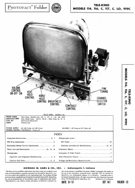 117LO; Tele King (ID = 2947134) Television