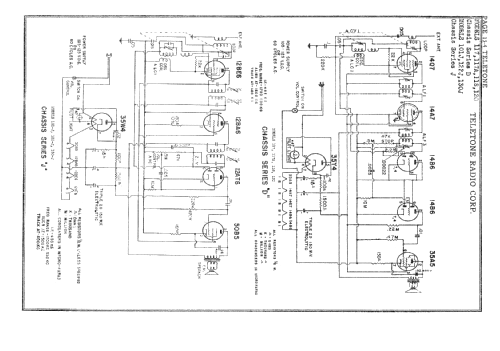 117 Ch= D; Tele-Tone Radio Corp (ID = 394098) Radio