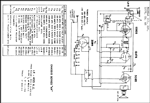 153 AR; Tele-Tone Radio Corp (ID = 260814) Radio