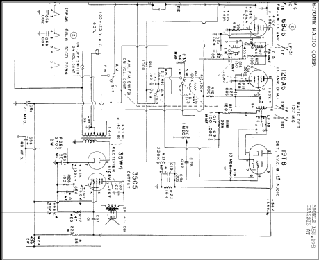 158 Ch= AT; Tele-Tone Radio Corp (ID = 365372) Radio