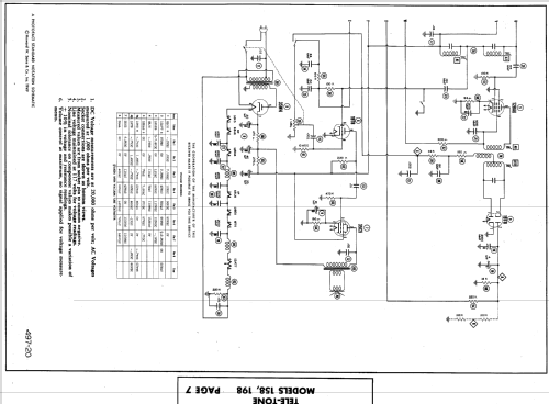 158 Ch= AT; Tele-Tone Radio Corp (ID = 579501) Radio