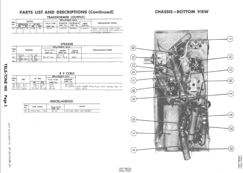 165 Ch= AG; Tele-Tone Radio Corp (ID = 1431244) Radio