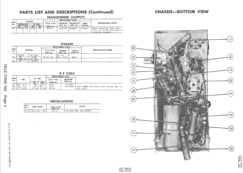 165 Ch= AG; Tele-Tone Radio Corp (ID = 1431245) Radio