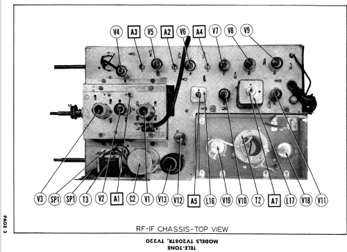 TV-220 Ch= TR; Tele-Tone Radio Corp (ID = 580045) Television