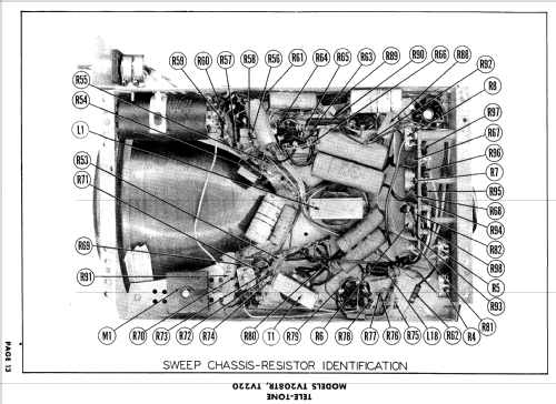 TV-220 Ch= TR; Tele-Tone Radio Corp (ID = 580056) Televisore