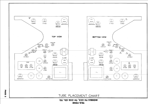 TV-256 Ch= TS; Tele-Tone Radio Corp (ID = 580125) Television