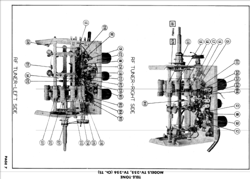 TV-256 Ch= TS; Tele-Tone Radio Corp (ID = 580127) Television