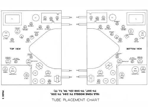 TV-286 ; Tele-Tone Radio Corp (ID = 1597607) Television