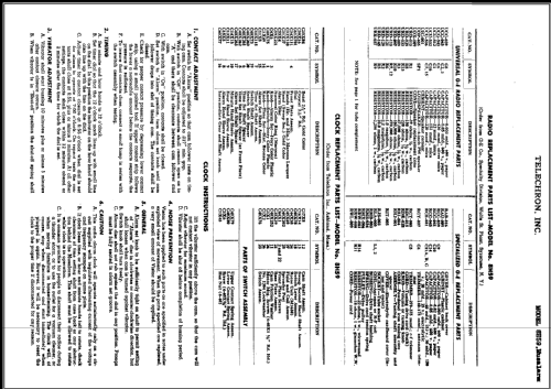 Musalarm 8H59 ; Telechron, Inc.; (ID = 444547) Radio