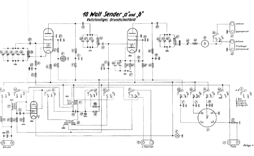 10 Watt Sender a 10W.S.a / 24b-130 / TS10/130; Telefunken (ID = 3056792) Mil Tr