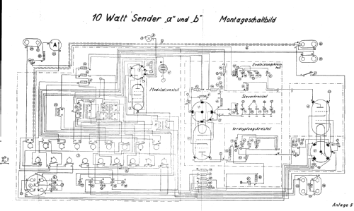 10 Watt Sender a 10W.S.a / 24b-130 / TS10/130; Telefunken (ID = 3056793) Mil Tr