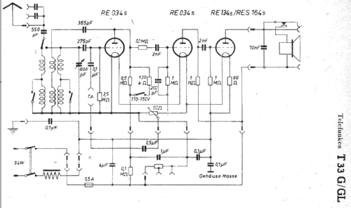 33G ; Telefunken (ID = 7603) Radio