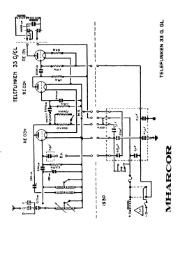 33GLE ; Telefunken (ID = 3154969) Radio
