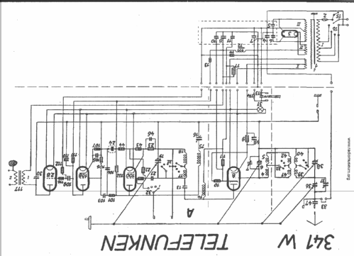 Katzenkopf 341W ; Telefunken (ID = 21227) Radio