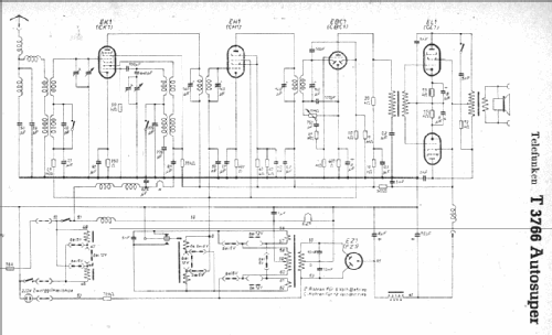 3766-12 ; Telefunken (ID = 7634) Car Radio