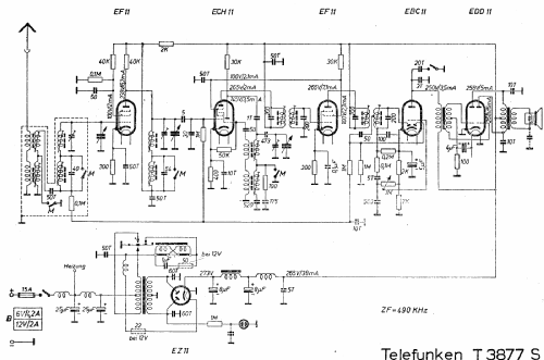 3877T3877; Telefunken (ID = 2637380) Car Radio