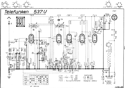 Weltklasse 1937 537U ; Telefunken; Wien (ID = 1773561) Radio