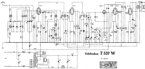 Weltklasse 1937 537W ; Telefunken; Wien (ID = 7441) Radio