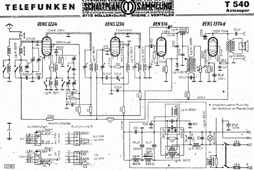 540 ; Telefunken (ID = 2856619) Car Radio