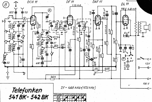 542BK ; Telefunken (ID = 2898591) Radio