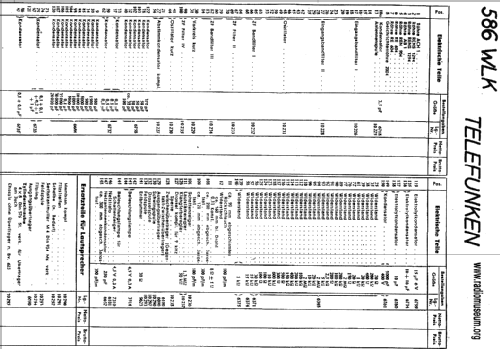 586WLK ; Telefunken (ID = 21239) Radio