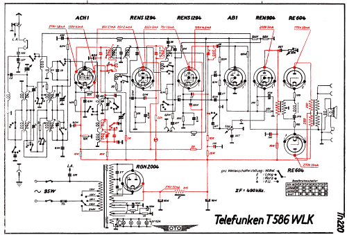 586WLK ; Telefunken (ID = 3020973) Radio