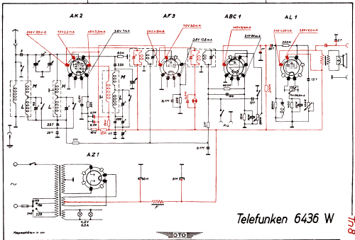 6436 W; Telefunken (ID = 3021215) Radio